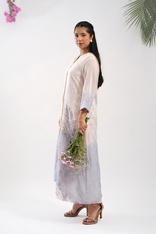 Aasman Kota Doria Tunic