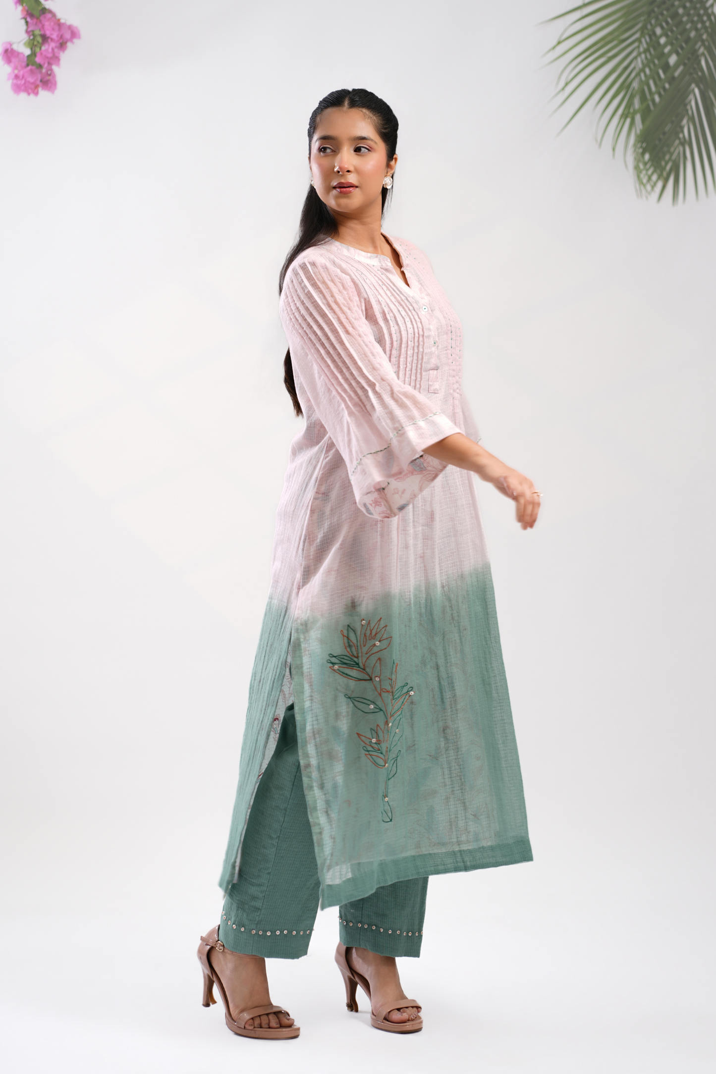 Pankh Kota Doria Kurta