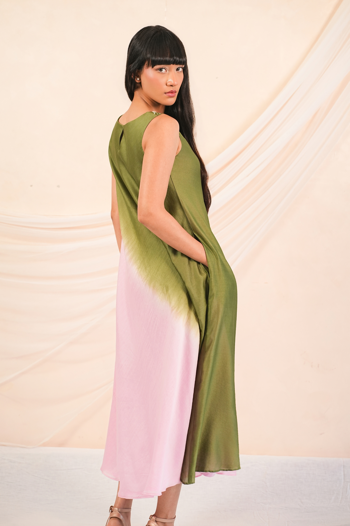 Muse Silk Chanderi Dress