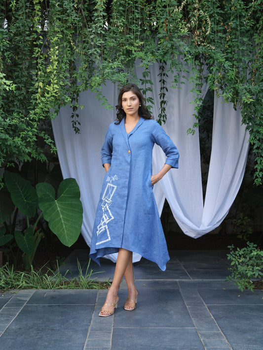 Capri Pure Linen Dress