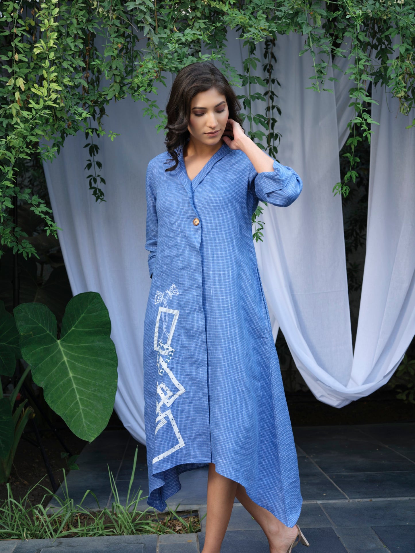 Capri Pure Linen Dress