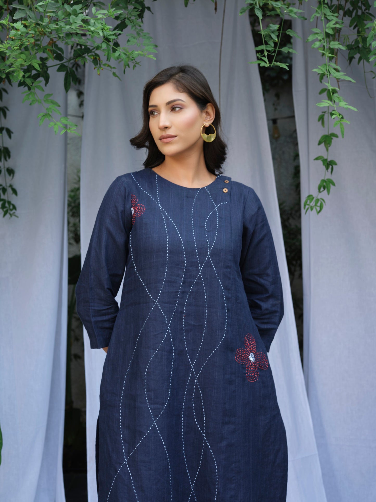Skyfall Pure Linen Kurta