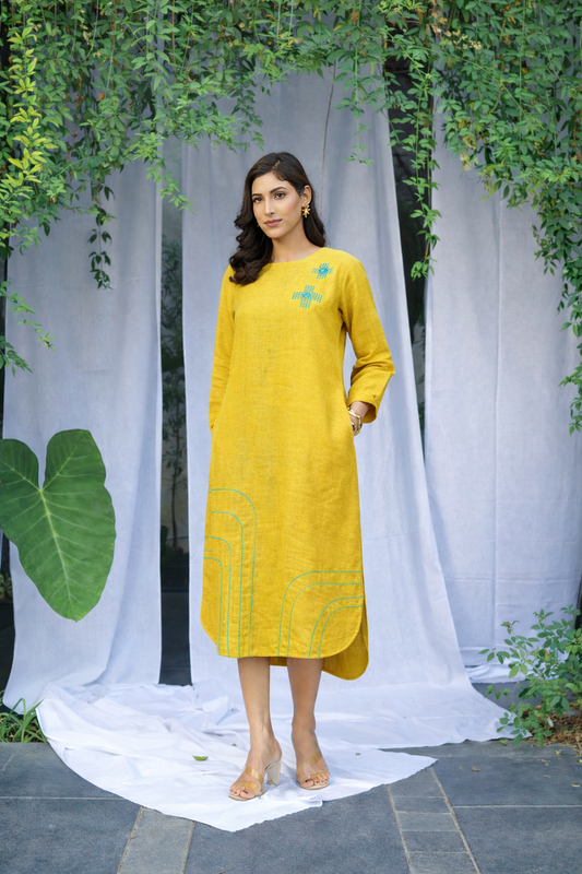 Rosemary Pure Linen Dress