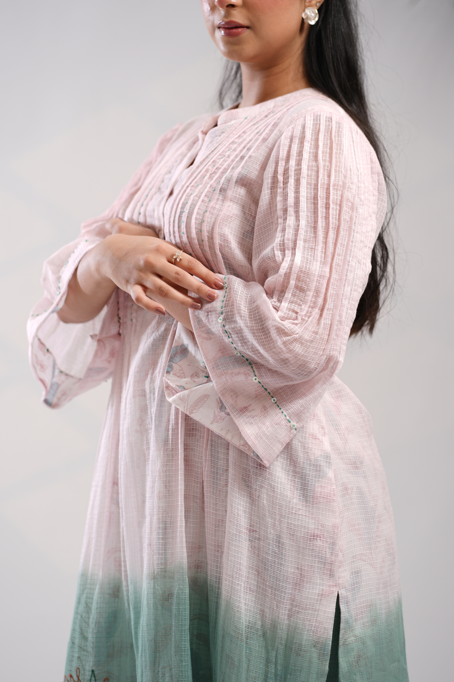 Pankh Kota Doria Kurta