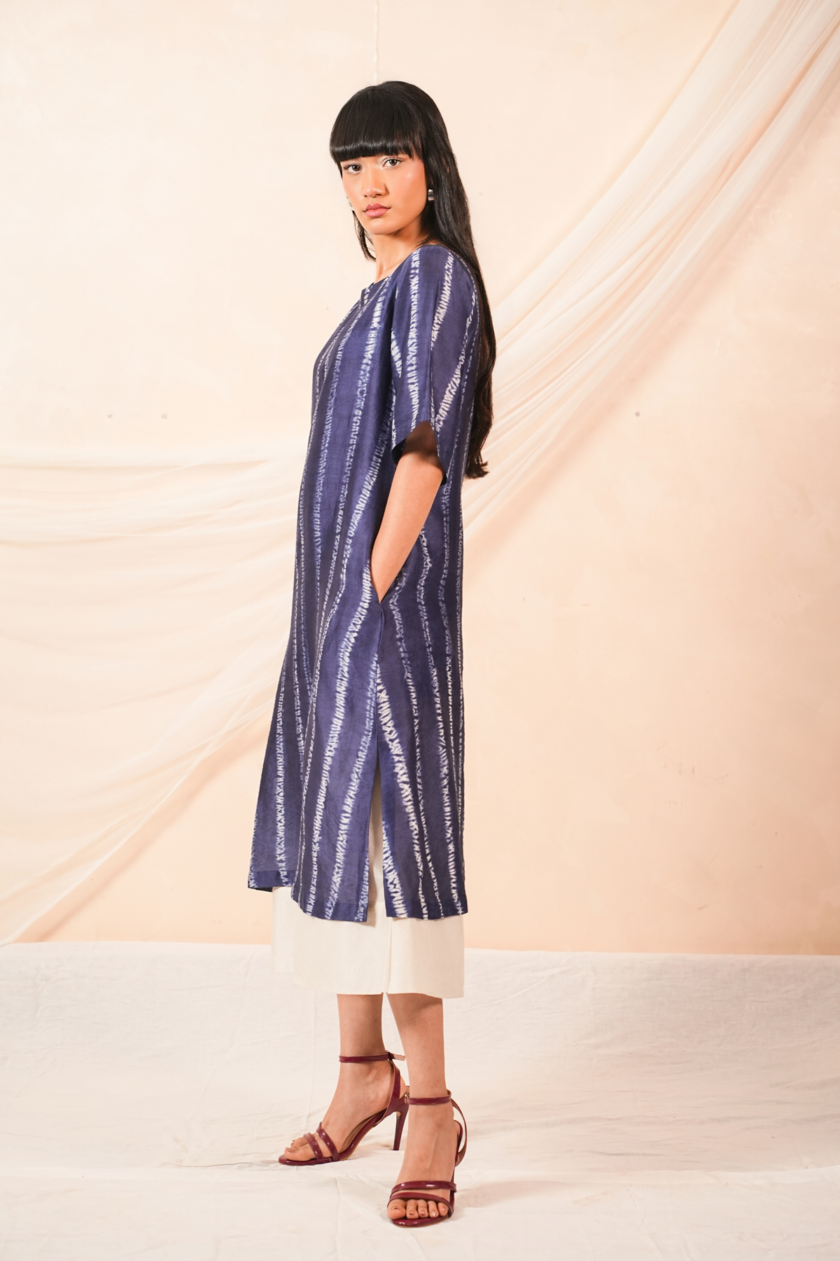 Neel Silk Chanderi Dress