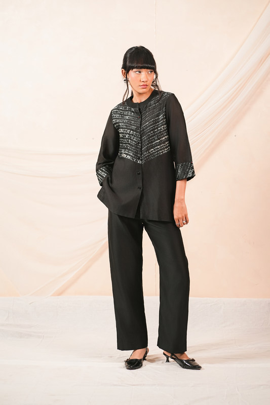 Trace Silk Chanderi Pants