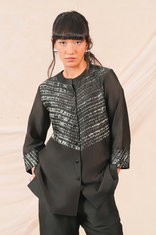 Trace Silk Chanderi Top