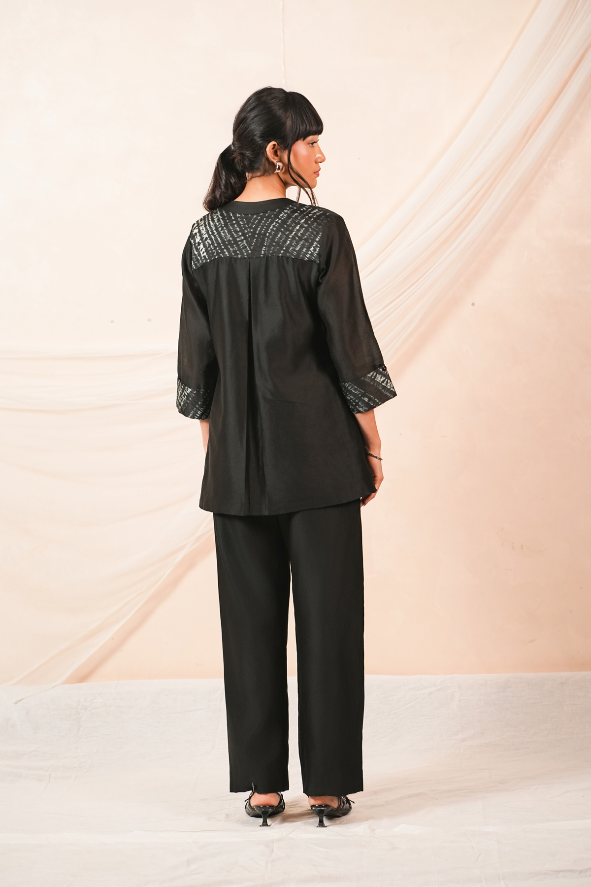 Trace Silk Chanderi Top