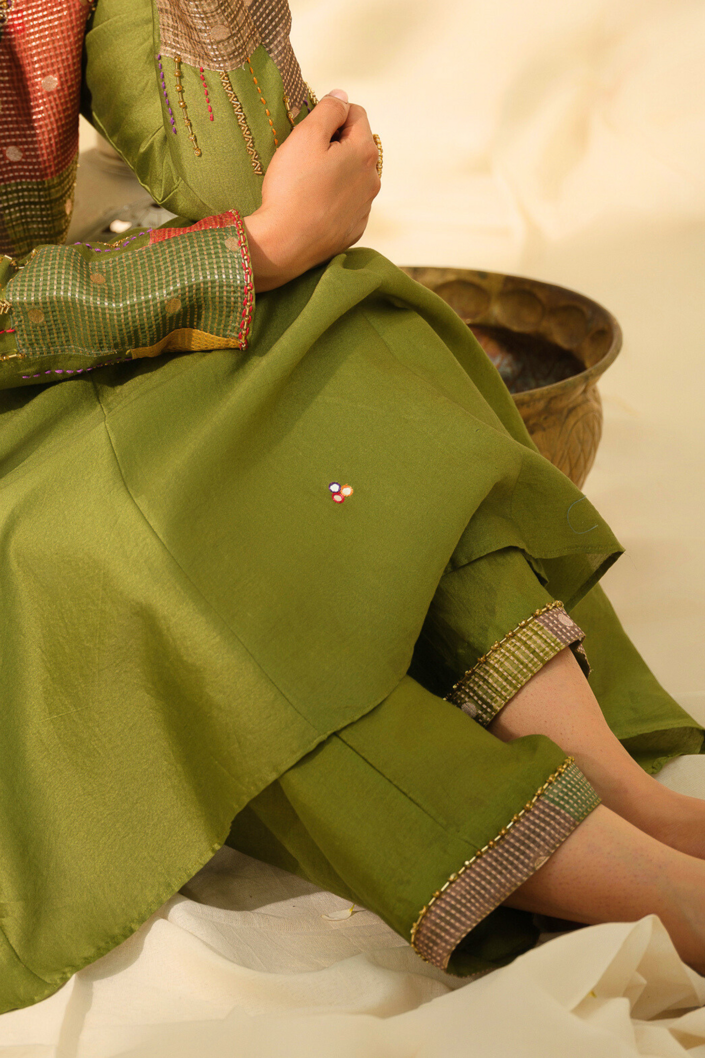 Dhara Pure Chanderi Pants