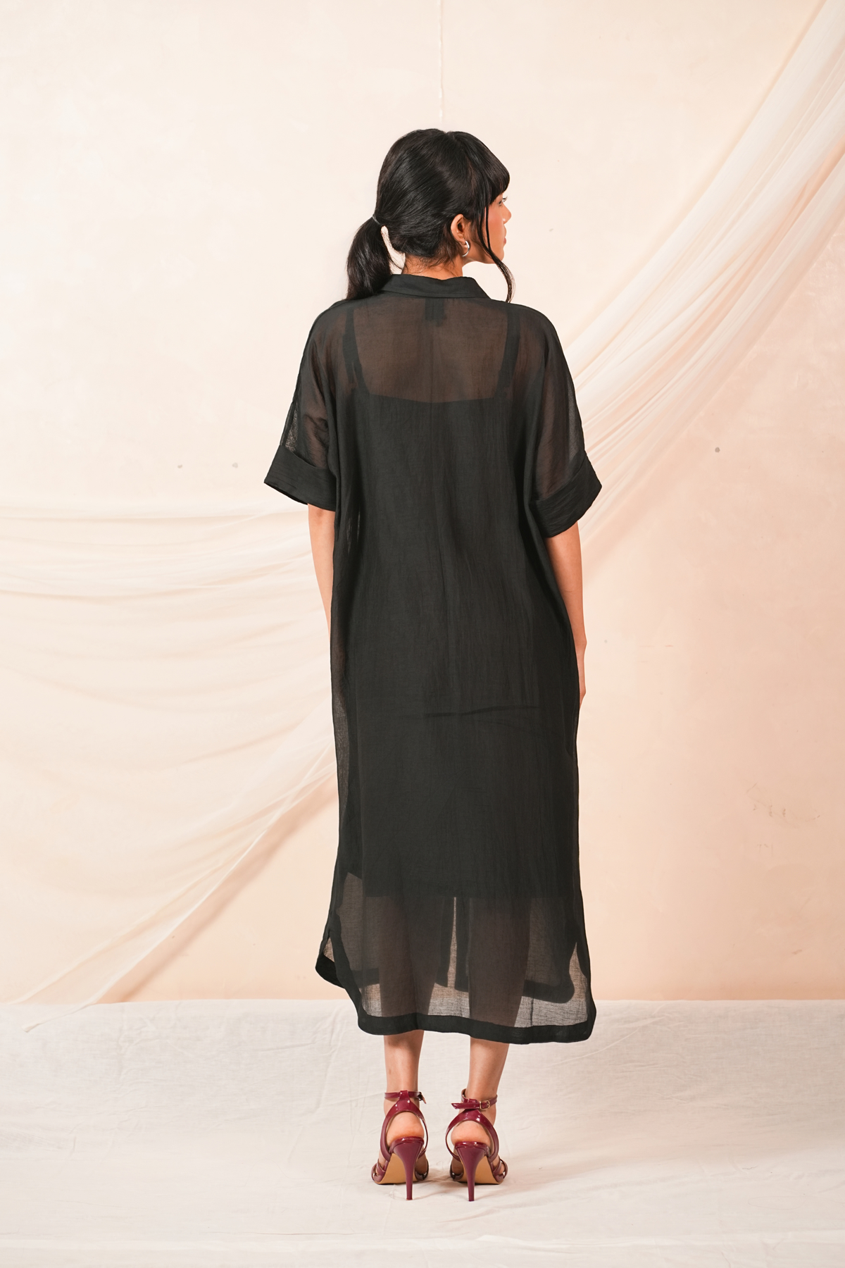 Veil Mul Chanderi Dress