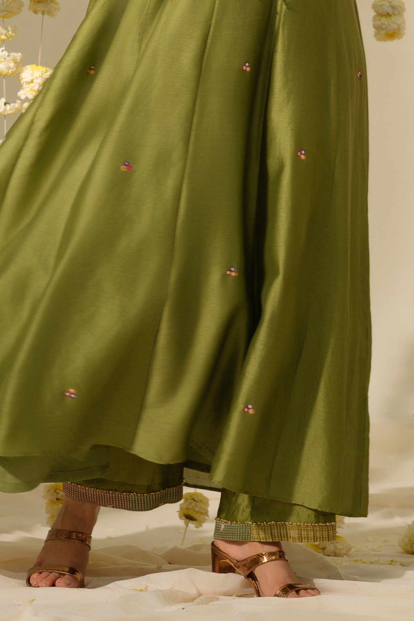 Dhara Pure Chanderi Pants