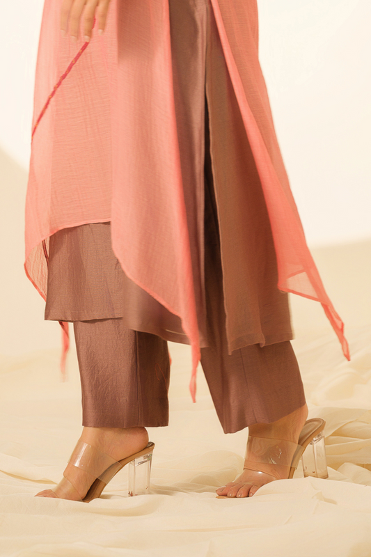 Copper Pure Chanderi Pants