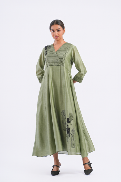 Metaphor Handloom Chanderi Dress