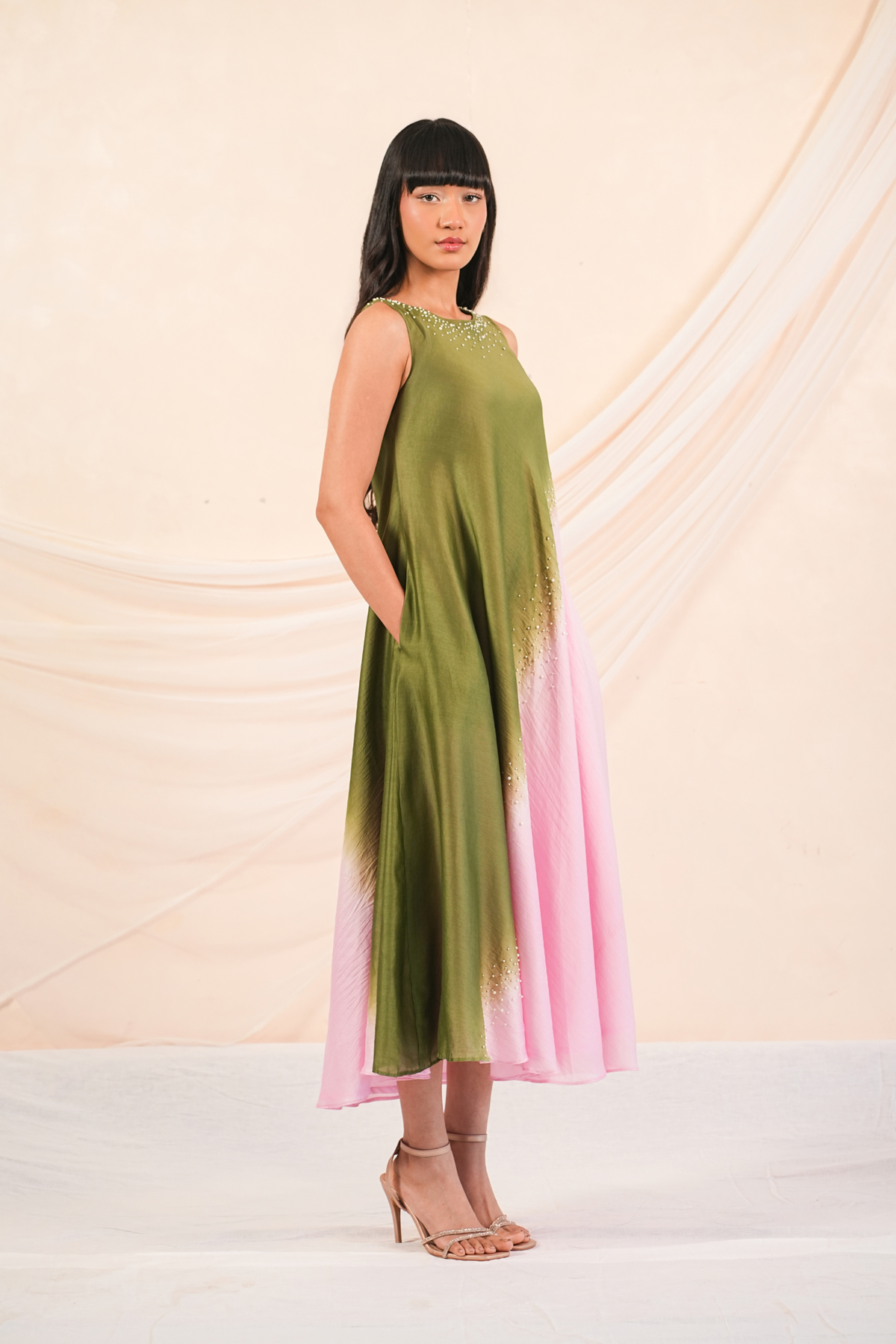 Muse Silk Chanderi Dress