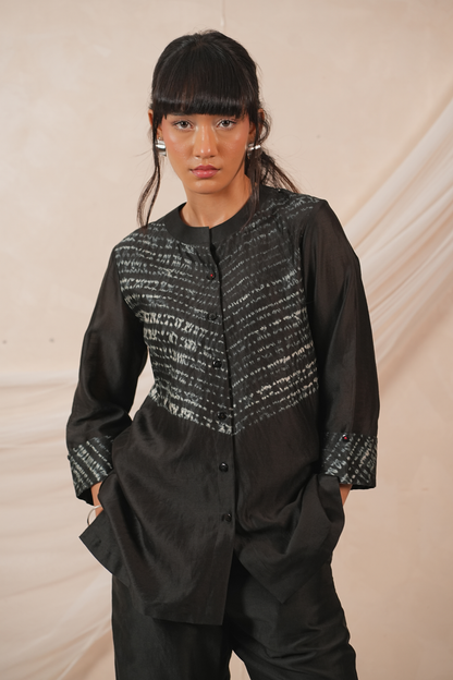 Trace Silk Chanderi Co-Ord Set