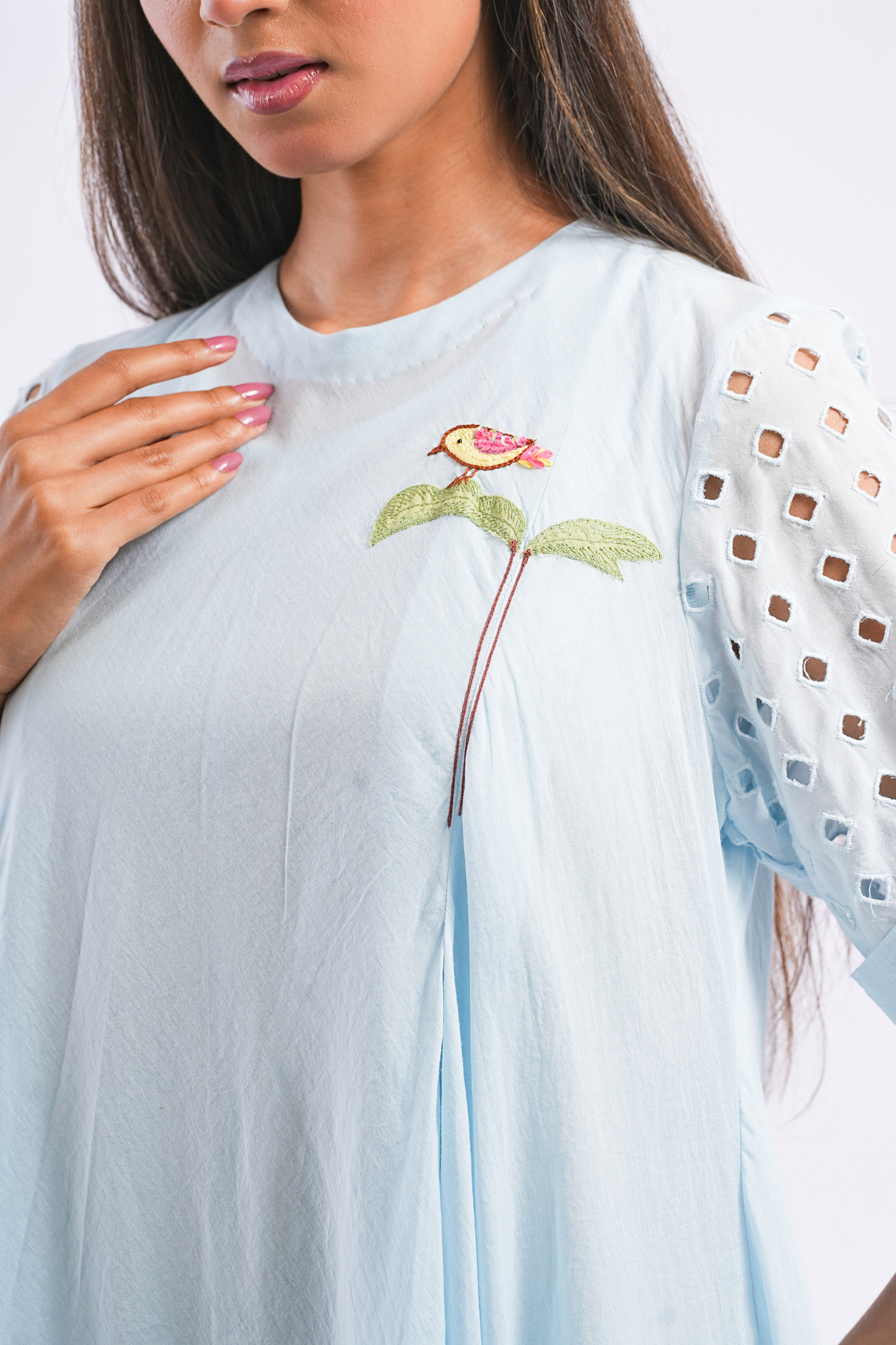Sunrays Cotton Mulmul Dress