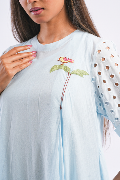 Sunrays Cotton Mulmul Dress