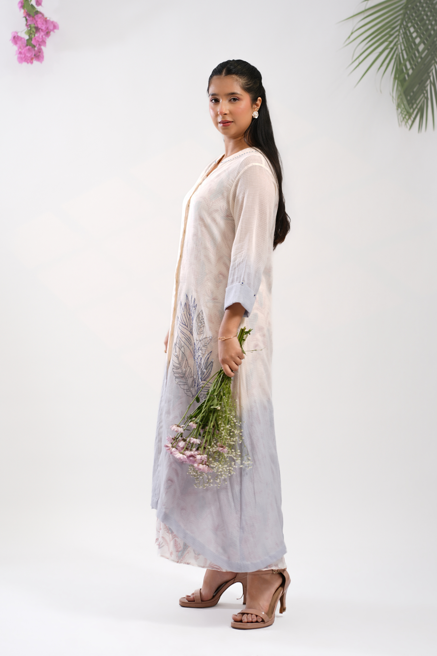 Aasman Kota Doria Tunic