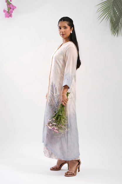 Aasman Kota Doria Tunic