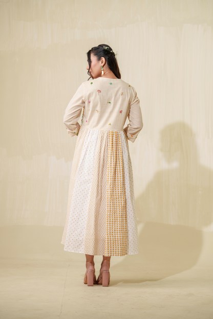 Wheat Fields Pure Cotton Dress