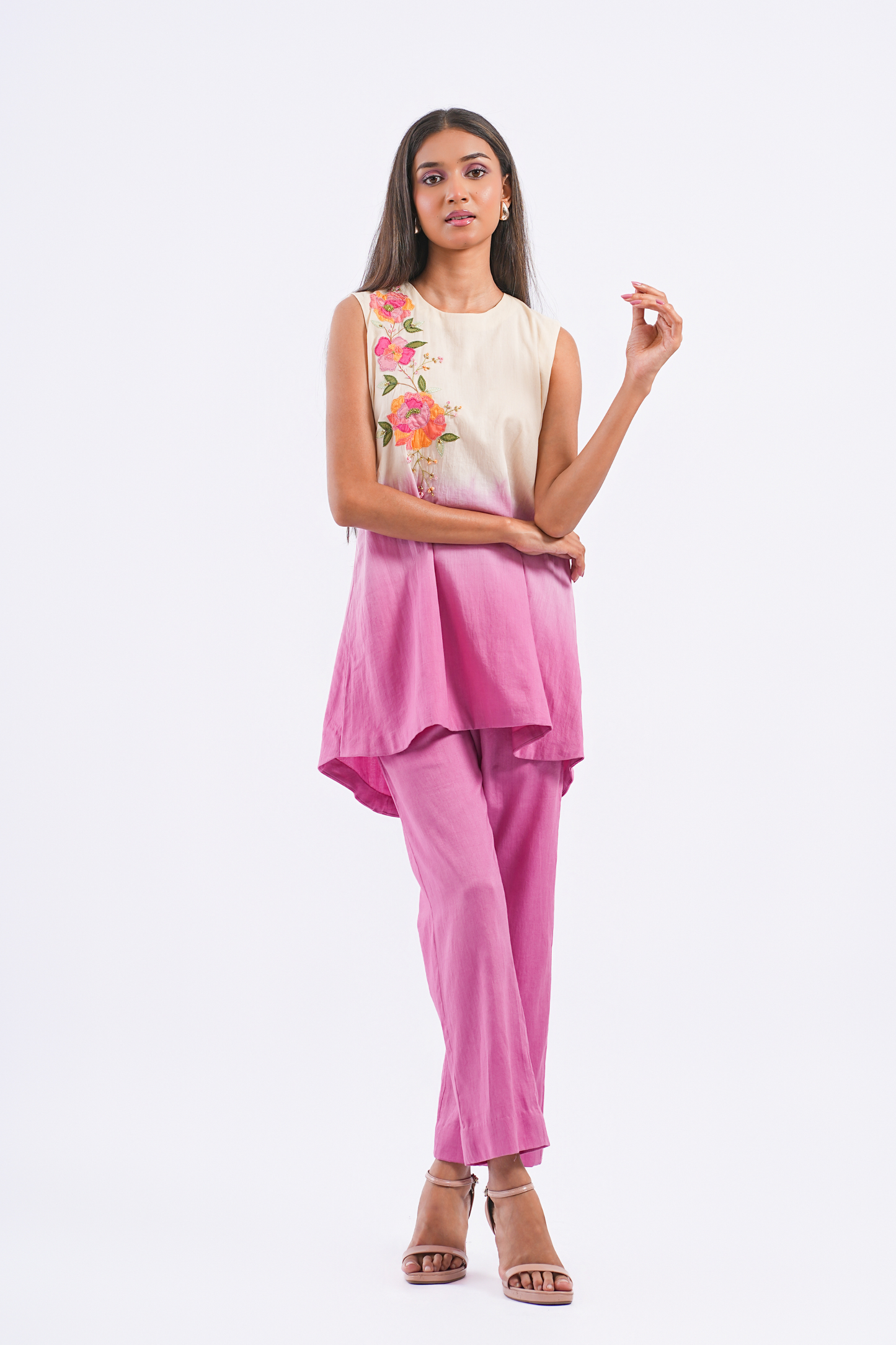 Berry Pure Mulmul Top