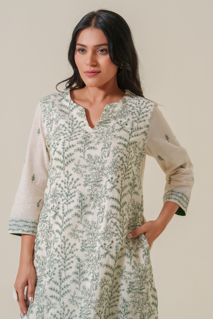 Whispers of the Jungle Soft Voile Kurta