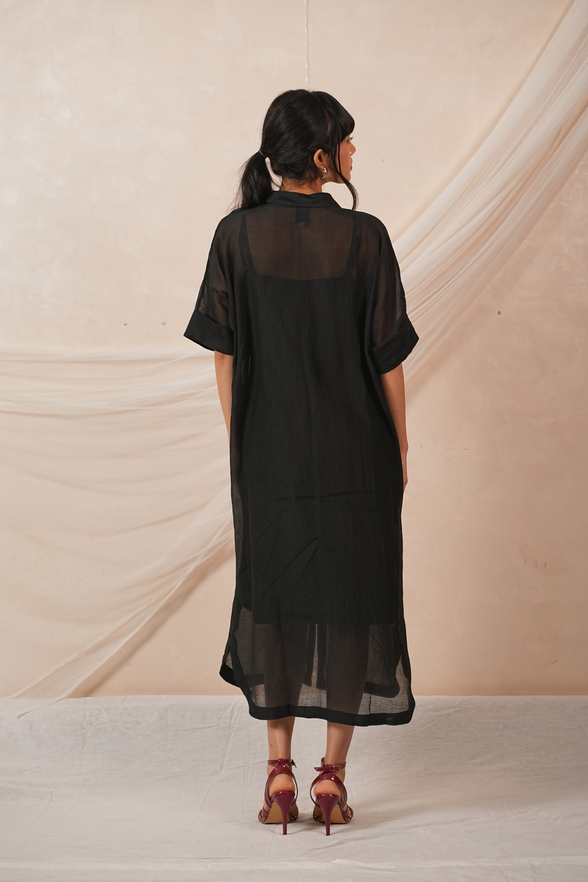 Veil Mul Chanderi Dress