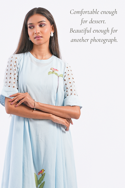Sunrays Cotton Mulmul Dress