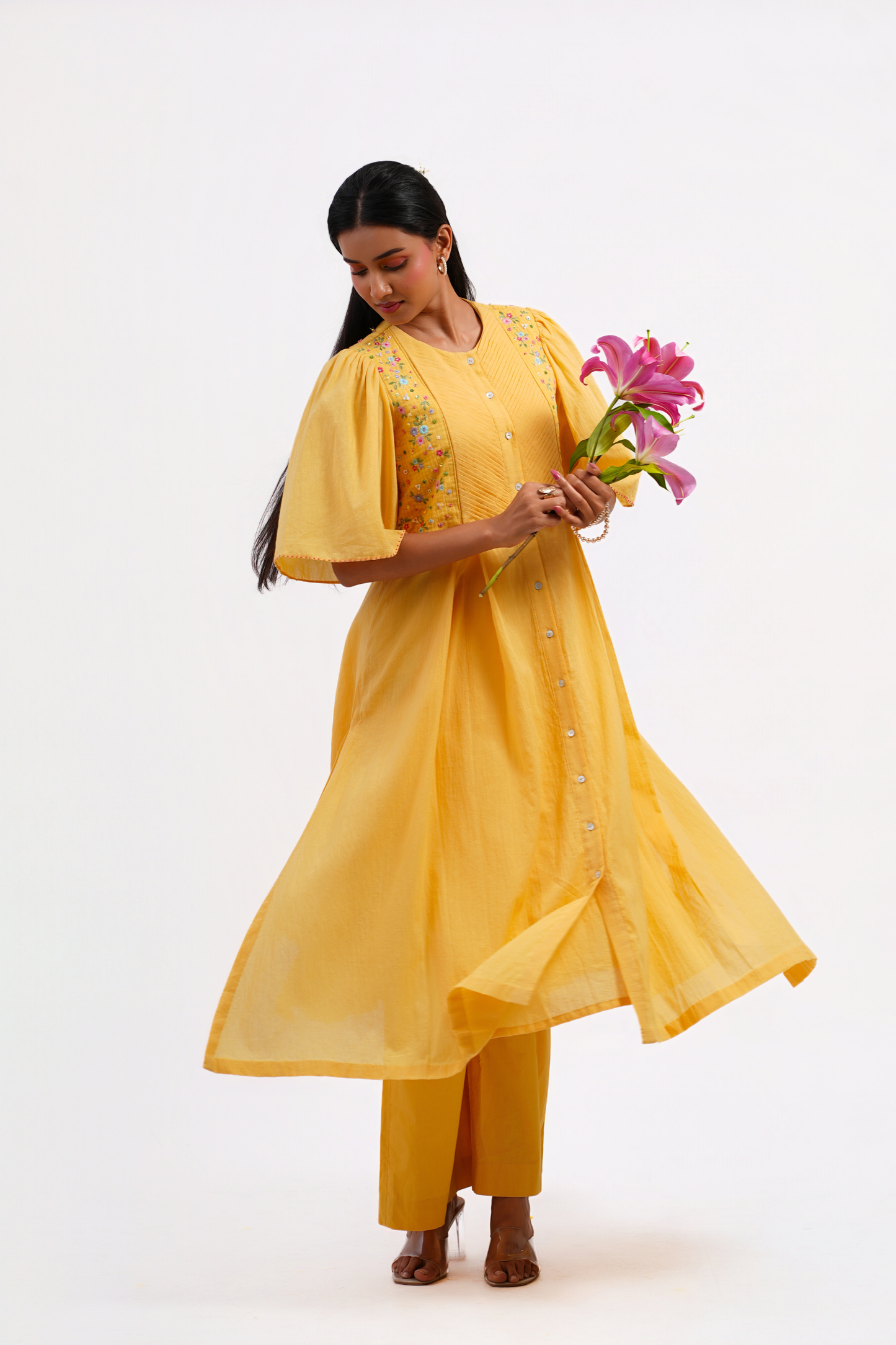 Primrose Pure Mulmul Kurta