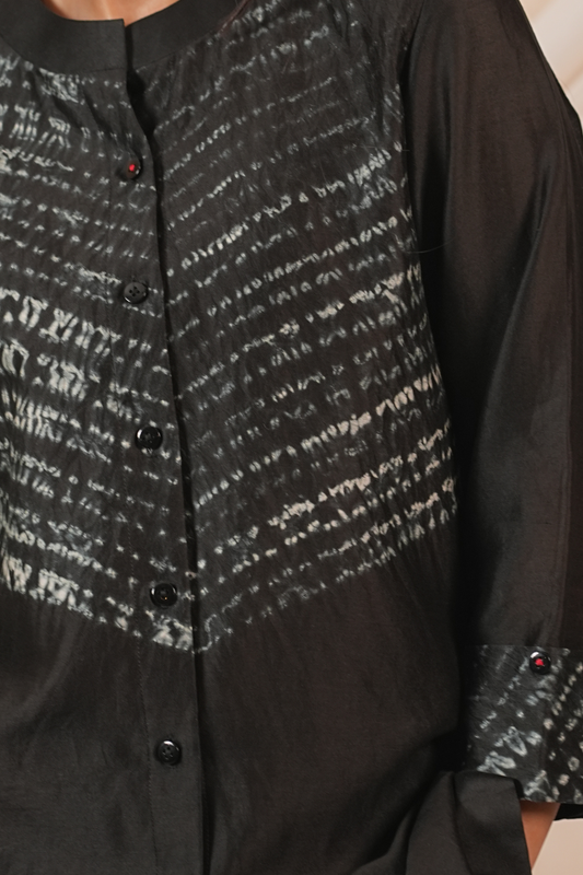 Trace Silk Chanderi Co-Ord Set