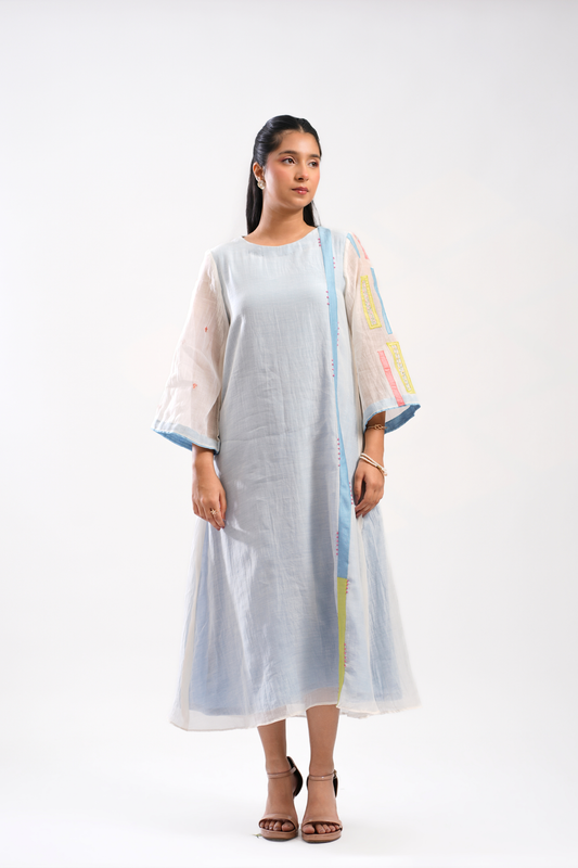 Cloud Ledger Mul Chanderi Dress