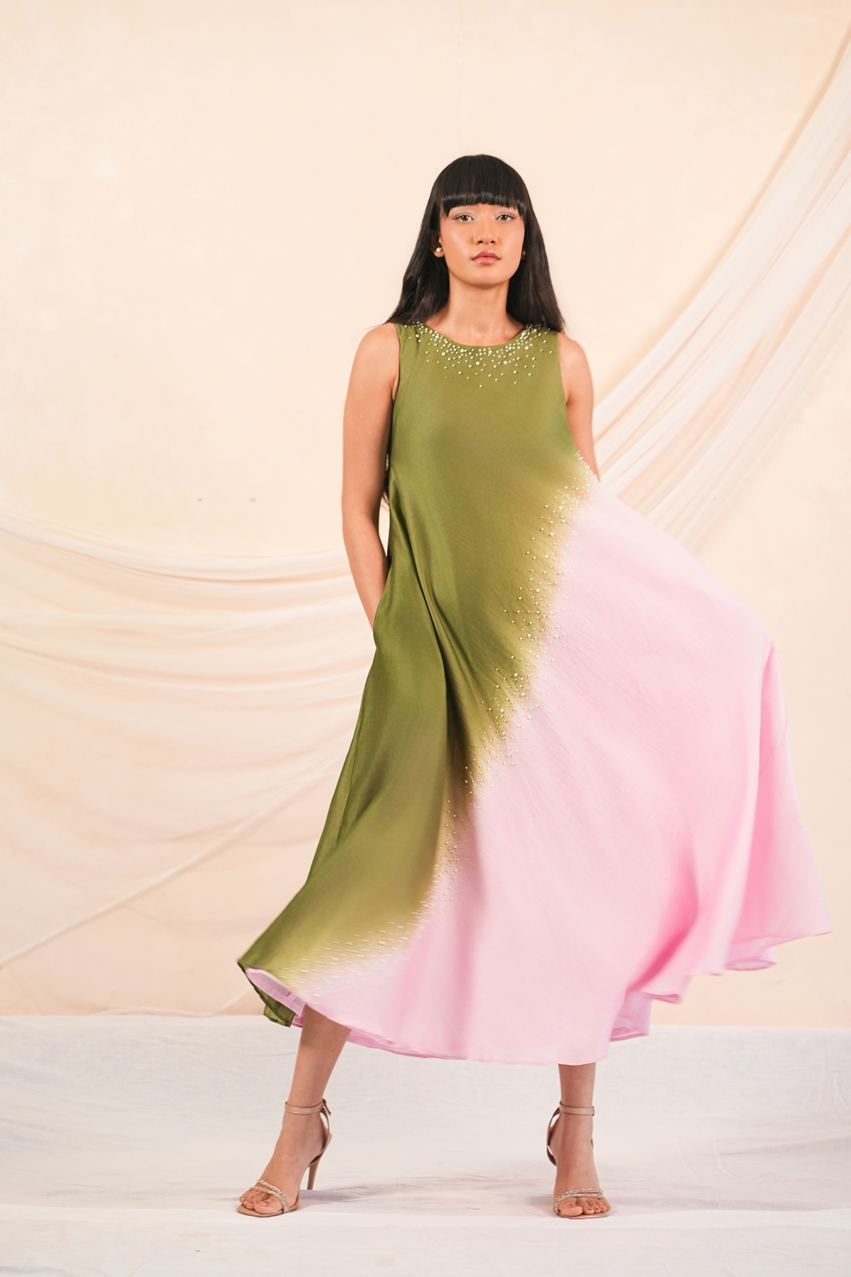 Muse Silk Chanderi Dress