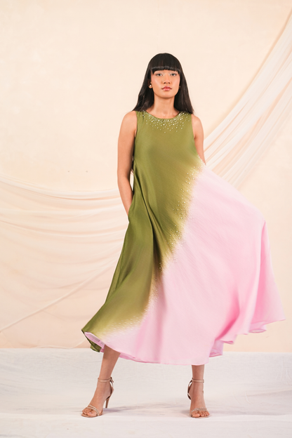 Muse Silk Chanderi Dress