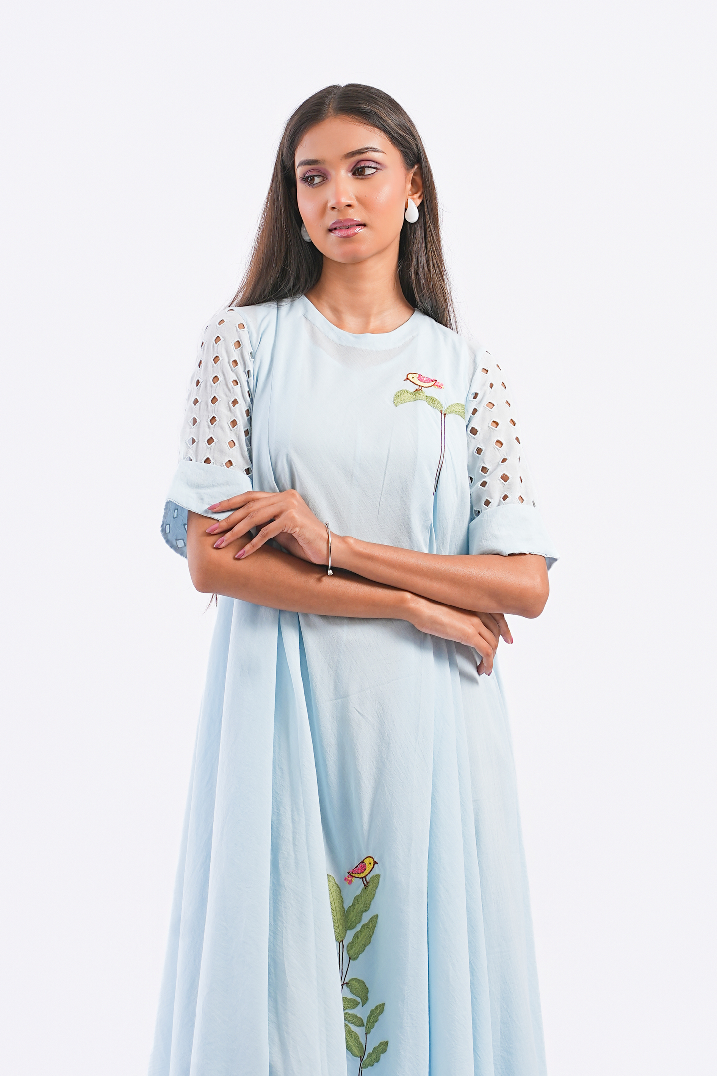 Sunrays Cotton Mulmul Dress