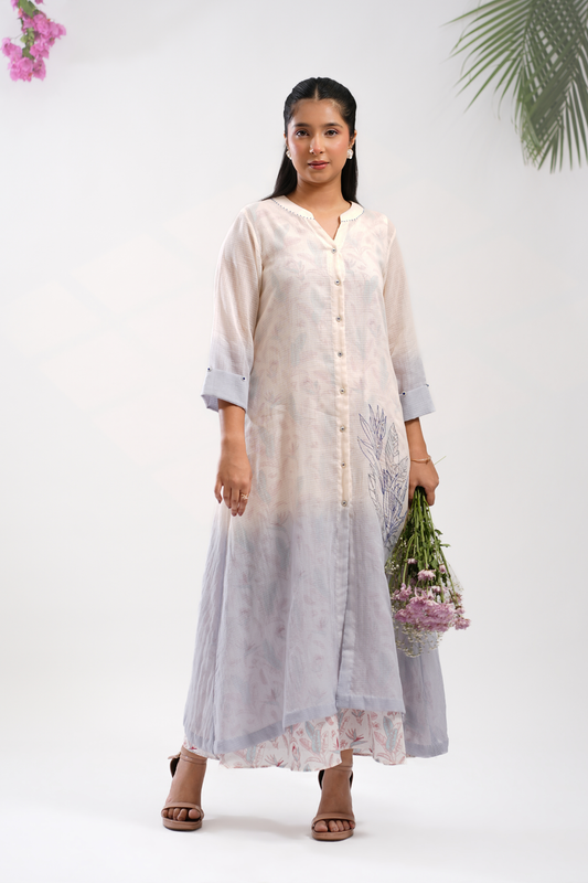 Aasman Kota Doria Tunic