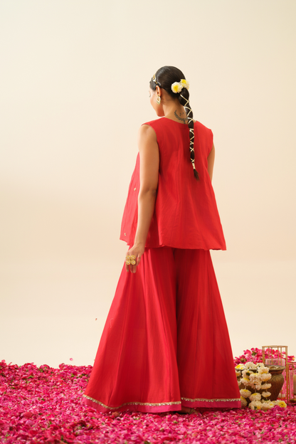 Mehrunisa Pure Chanderi Sharara Pants