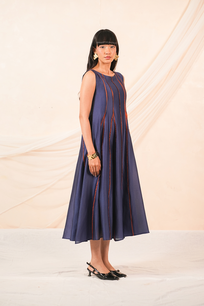 Sway Silk Chanderi Dress