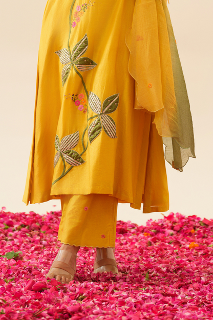 Ahilya Pure Chanderi Pants