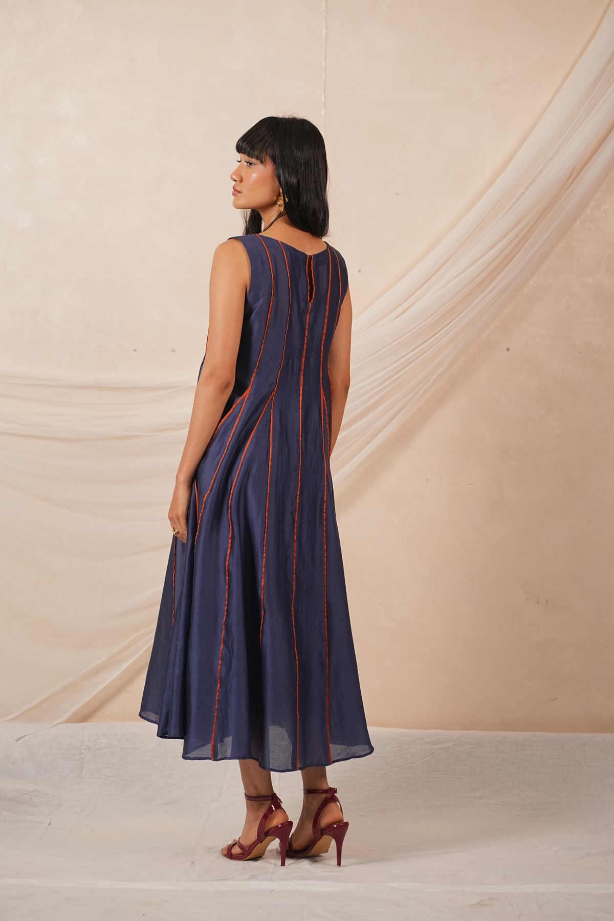 Sway Silk Chanderi Dress