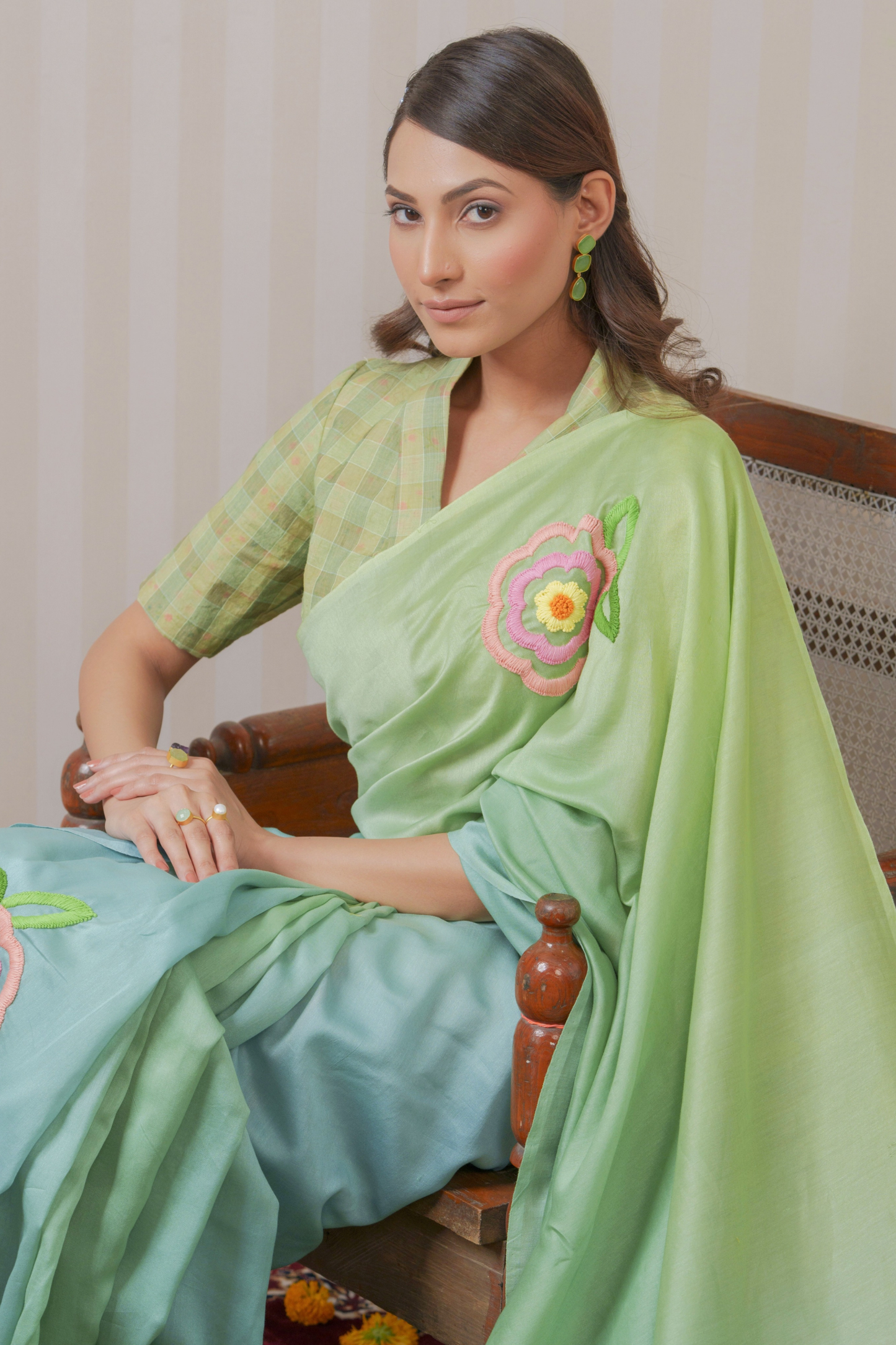 Firozi Saree