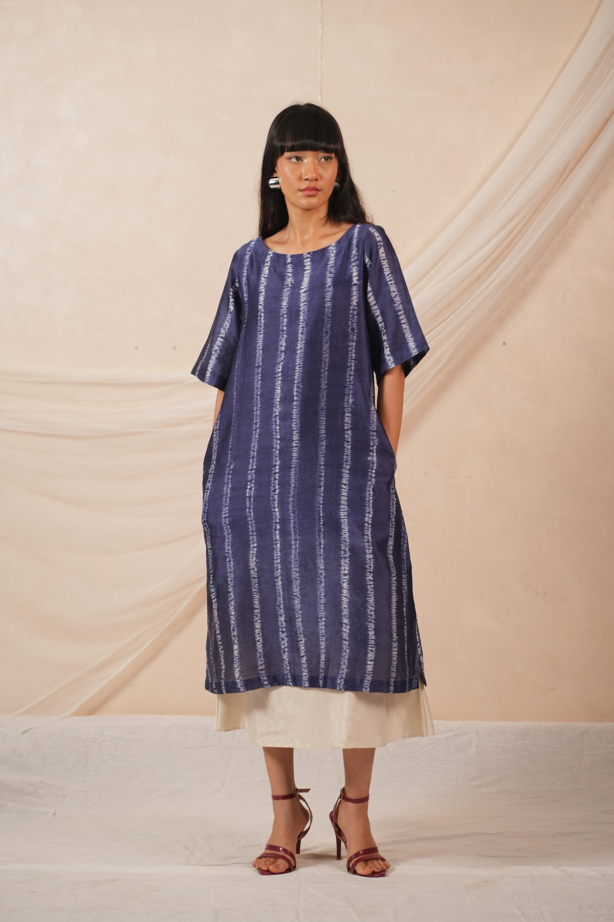 Neel Silk Chanderi Dress