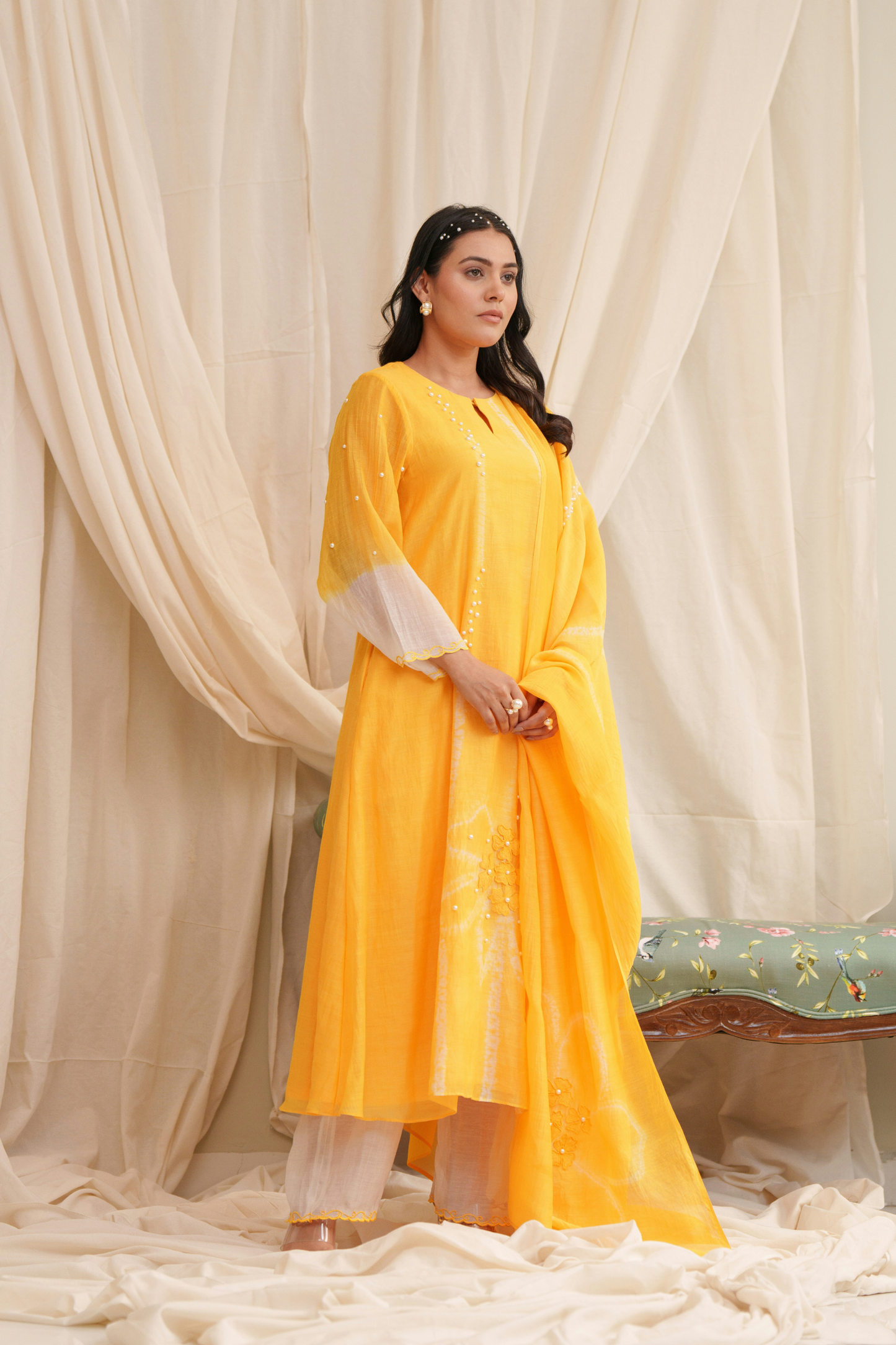 Ode Mul Chanderi Kurta