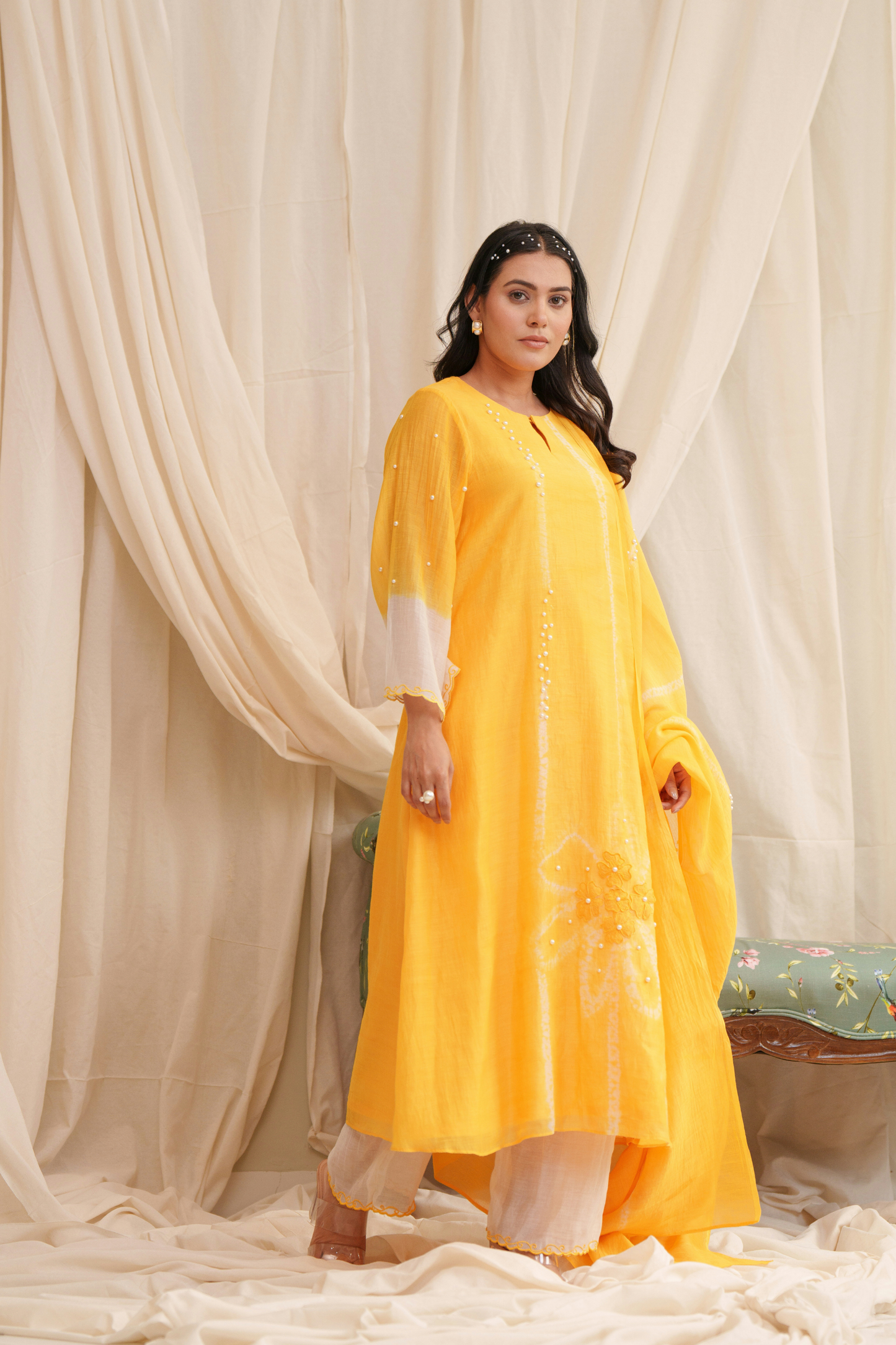 Ode Mul Chanderi Kurta