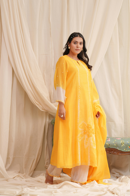 Ode Mul Chanderi Kurta