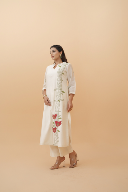Panchi Pure Chanderi Kurta