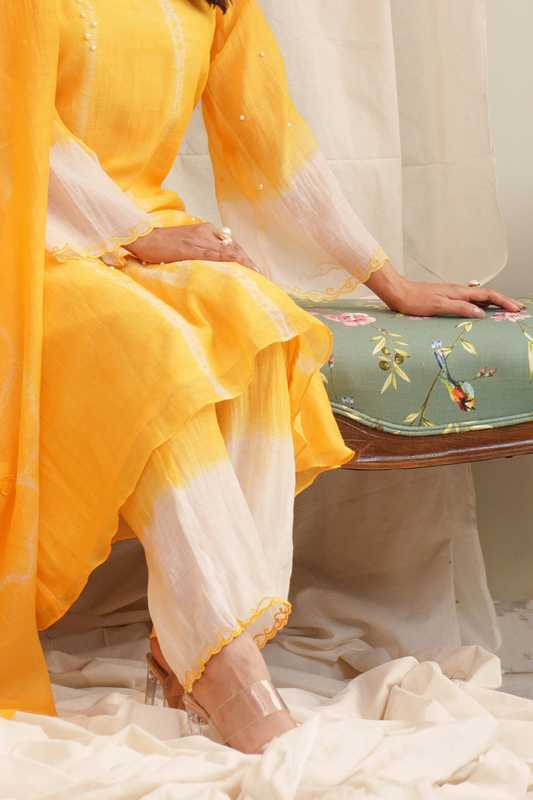 Ode Mul Chanderi Pants