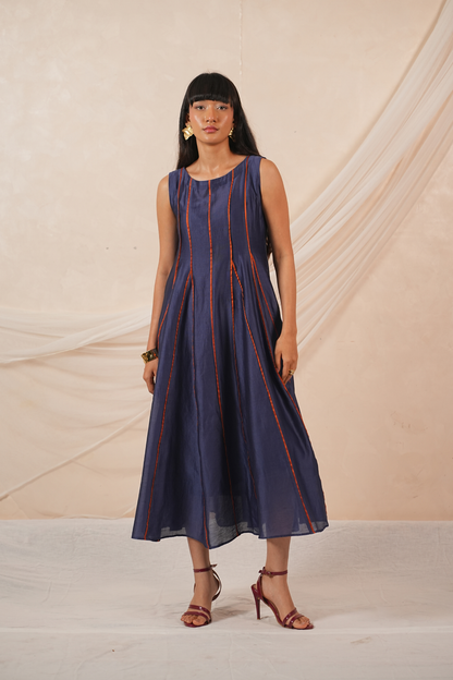 Sway Silk Chanderi Dress