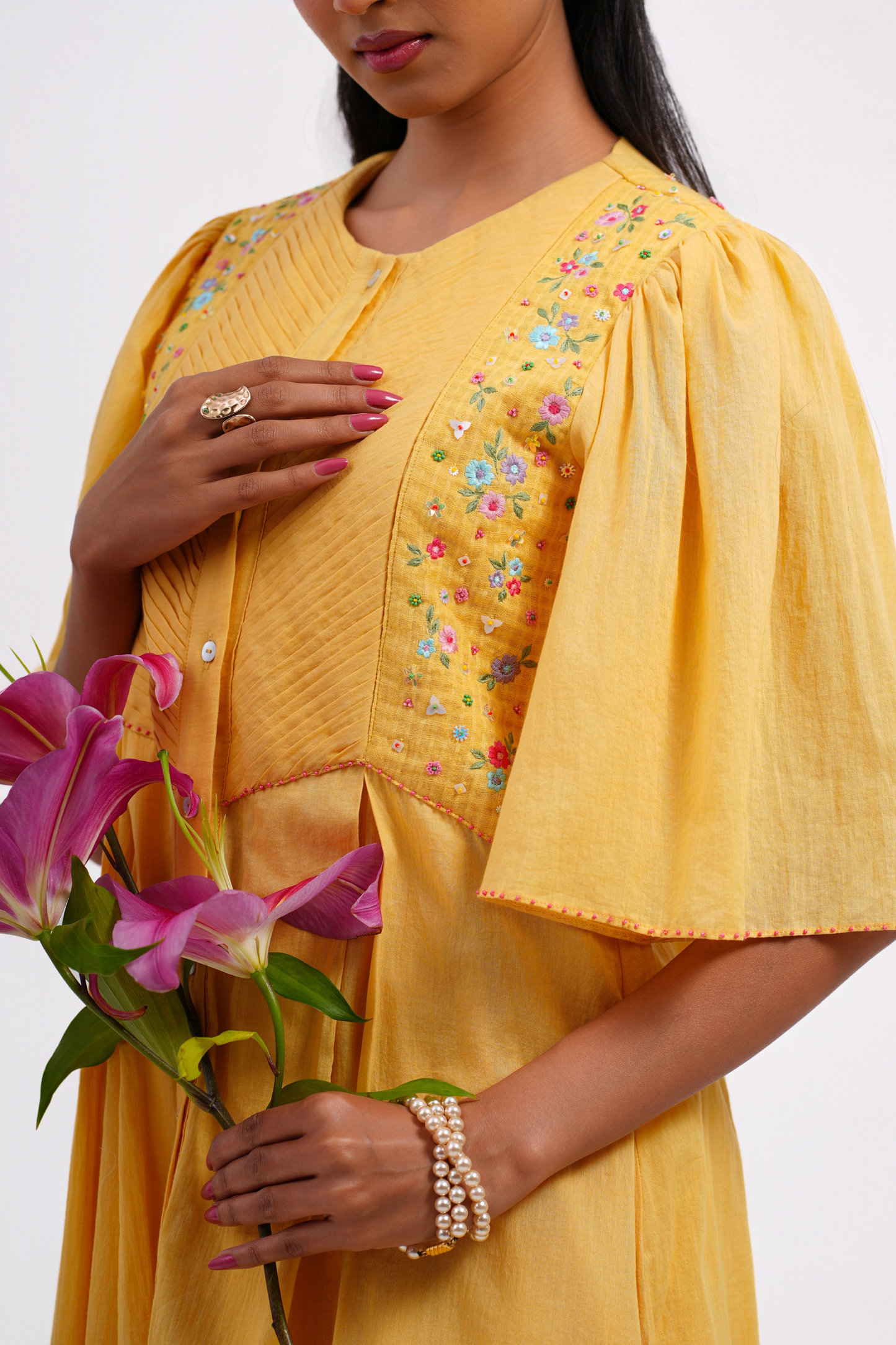 Primrose Pure Mulmul Kurta
