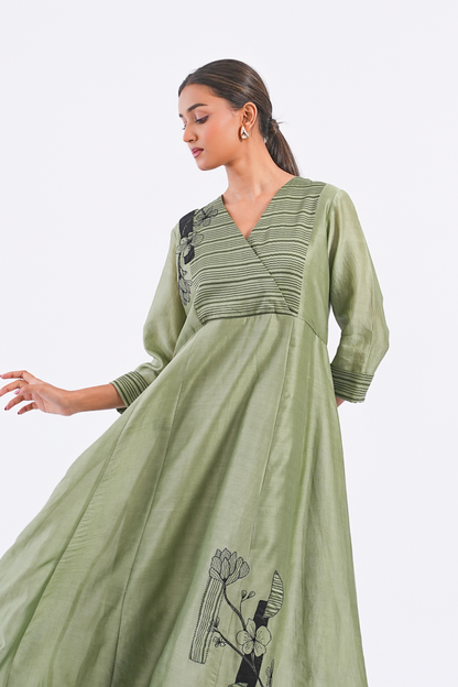 Metaphor Handloom Chanderi Dress