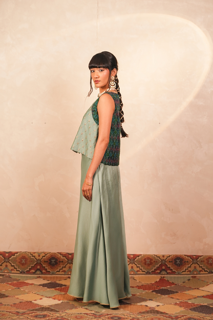 Chandni Chanderi Jacket & Pants Co-Ord Set